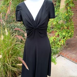 Black silk Armani dress